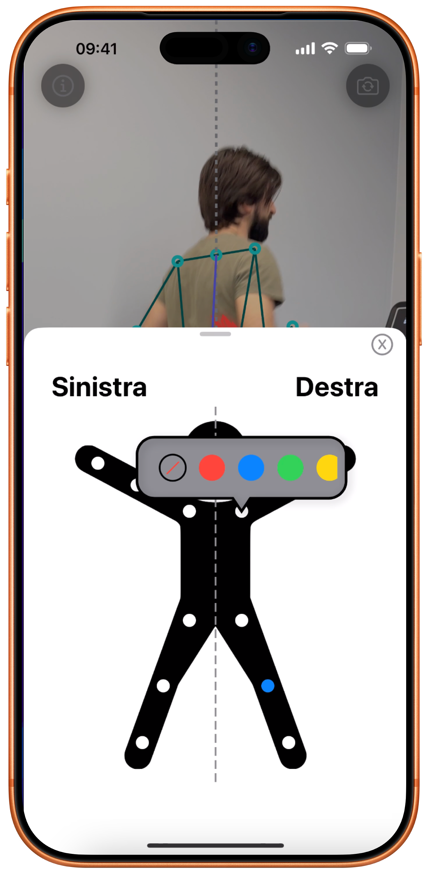 Assign a color to each desired path.